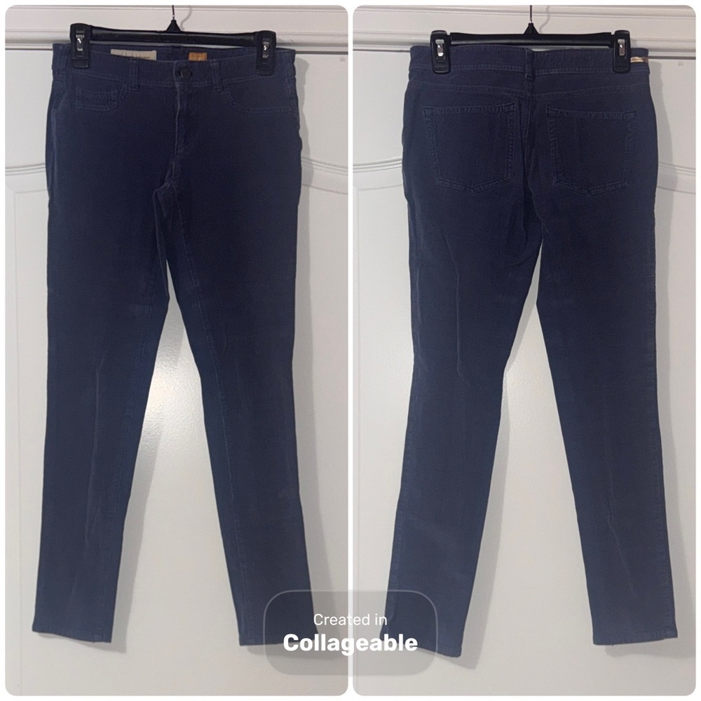 Pilcro and the Letterpress Blue Corduroy Pants